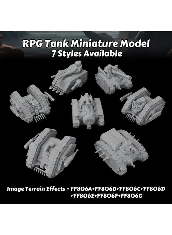 تمثال فارس الشر المصغر دبابة آلة معركة مستقبلية لسيناريوهات تي تي آر بي جي على الطاولة - Image 2