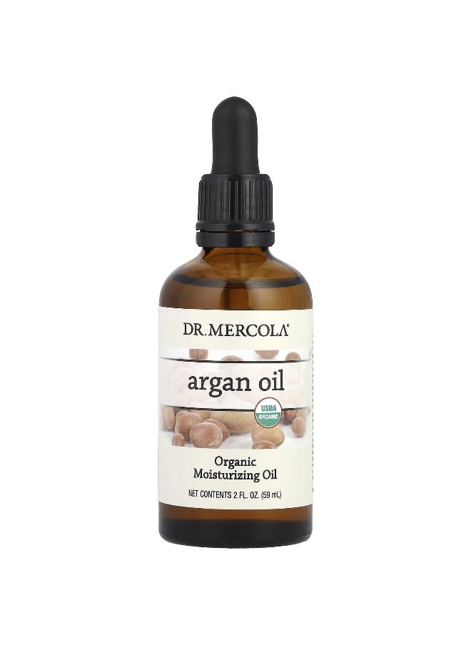 Dr. Mercola Dr. Mercola, Organic Argan Oil, 2 fl oz (59 ml)  - Image 1