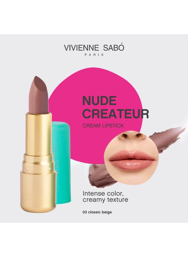 Vivienne Sabo أحمر شفاه فيفيان سابو روج أ ليفرز نود كرياتور ظل 03 - Image 1