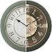 Presentime PresenTime & Co 12.6" Indoor Luminous Clock, Silent no Ticking, Paris Sage Green, Lighted Clock with Smart - Image 2