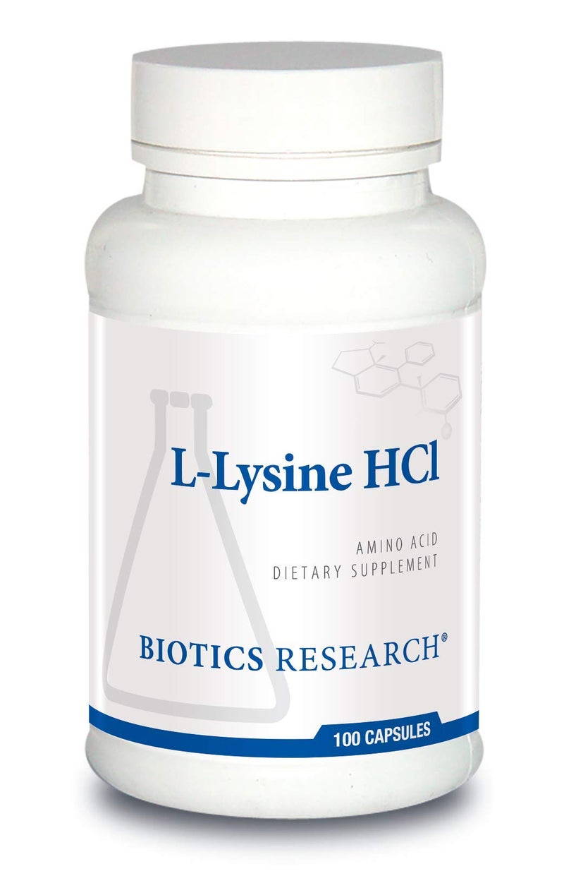 Biotics Research L Lysine HCI Amino Acid L lysine Supplement Promotes Energy Boosts Immunity Stimulates Calcium Absorption 100 Capsules - Image 3