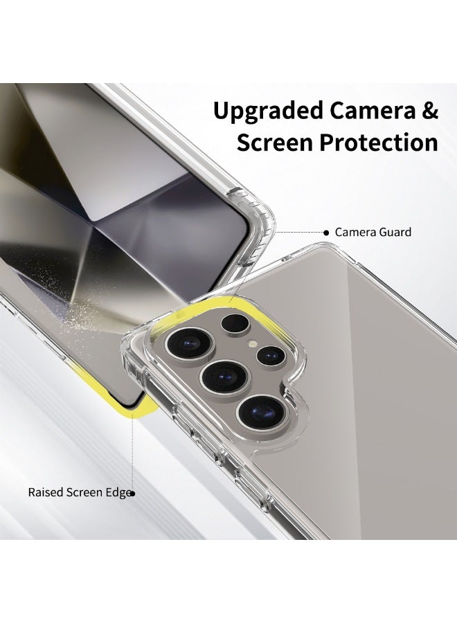 جراب واقٍ شفاف للغاية من مادة TPU مقاوم للصدمات لهاتف Samsung Galaxy S24، غطاء هاتف رفيع للغاية شفاف مع زوايا معززة - Image 5