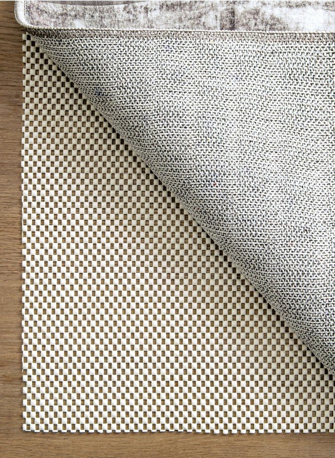 DEXI Rug Pad Gripper for Hardwood Tile Floor, 3x8 Non Slip Under Carpet Padding Cushioned, Waterproof Thick Walking Pads for Area Rugs, White - Image 2