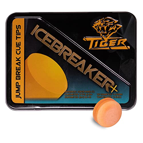 TigerProducts Tiger Icebreaker+® Jump Break Billiard Pool CUE TIP - Super Hard -14.5 mm - Image 4