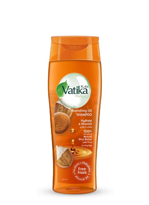 Vatika Naturals Oil Shampoo Shea Butter - Hydrate and Nourish - 425ml (Twin Pack)