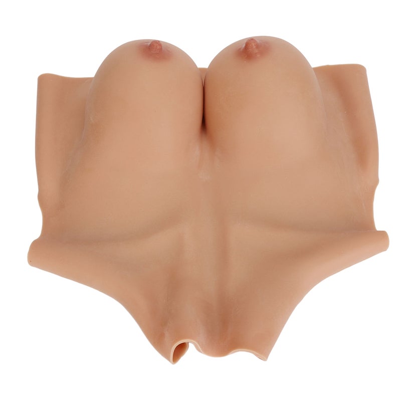 Silicone Prosthetic Chest Plate: B Cup, Captivating Realistic Appearance, Comfortable Flexible Fit - Seamless Body Blending for Post Surgical Recovery, Cosplay, Gender Affirmation & Cross Dressing - Image 3