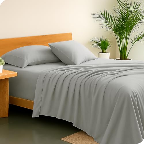 Bhoomi Impex Premium Cotton Bedsheet Set, King Size 102x108 Inches, Light Blue | Lightweight, Super Soft & Wrinkle-Free | Includes 2 Pillow Covers - Image 1