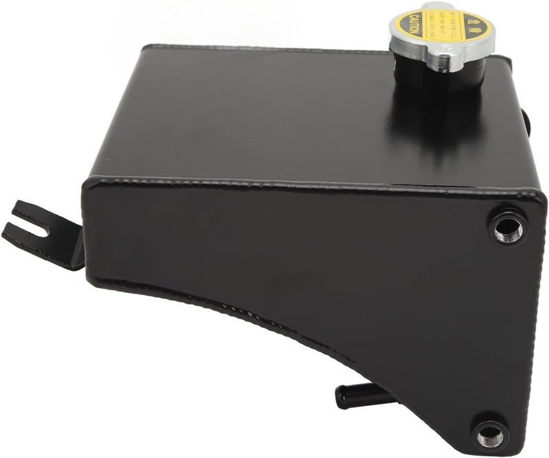 Aluminum Coolant Overflow Expansion Tank Kit Fit for S13 S14 S15 All 1989 – 1994 – Leakage Prevention, Rust, Easy Installation, Engine Bay Refresh (Black) - Image 3