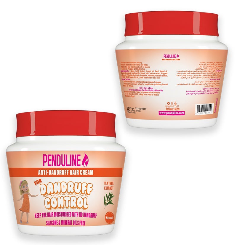 Penduline Anti Dandruff Hair Cream for Flake-Free and Deeply Nourished Hair 150 Ml - Image 3