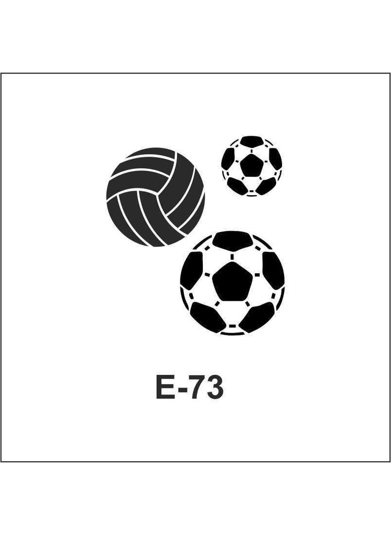 E Series Stencils E-73 Stencil 10x10cm