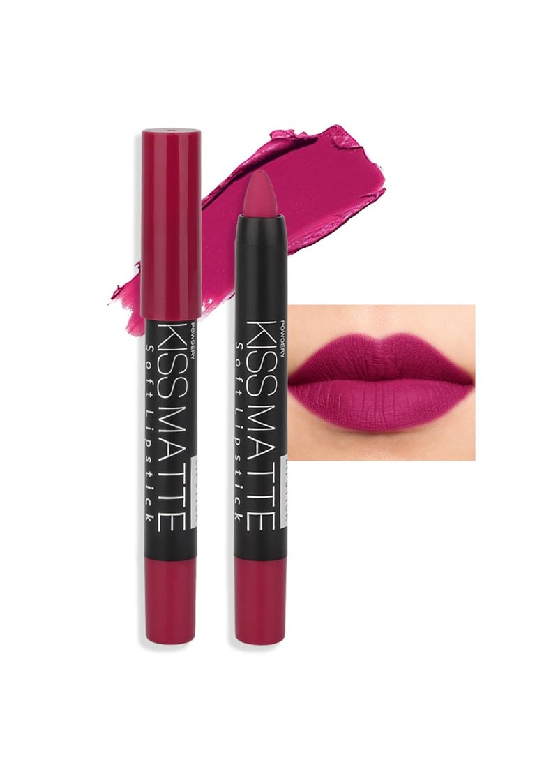 BINGBRUSH - BINGBRUSH Smooth Longwear Lipstick Pack Set, Matte Color Stick Ultimate Lip Crayon for Makeup Collection - Waterproof Velvet Lipgloss Lip Stain (14#) - Image 1