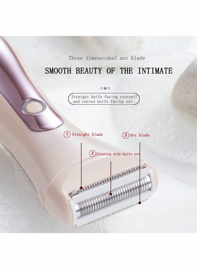 OASIS DESERT Ladies Private Hair Removal Electric Trimmer, Dry And Wet Use Painless Hair Removal, Create The Whole Body Cream Muscle, - Image 4