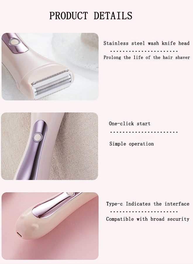 OASIS DESERT Ladies Private Hair Removal Electric Trimmer, Dry And Wet Use Painless Hair Removal, Create The Whole Body Cream Muscle, - Image 3