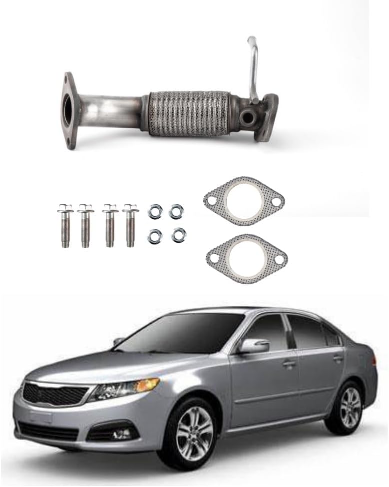 Wensdy Front Pipe Exhaust Muffler Pipe for 2009-2010 Kia Rondo and Optima 2.4L - Image 1