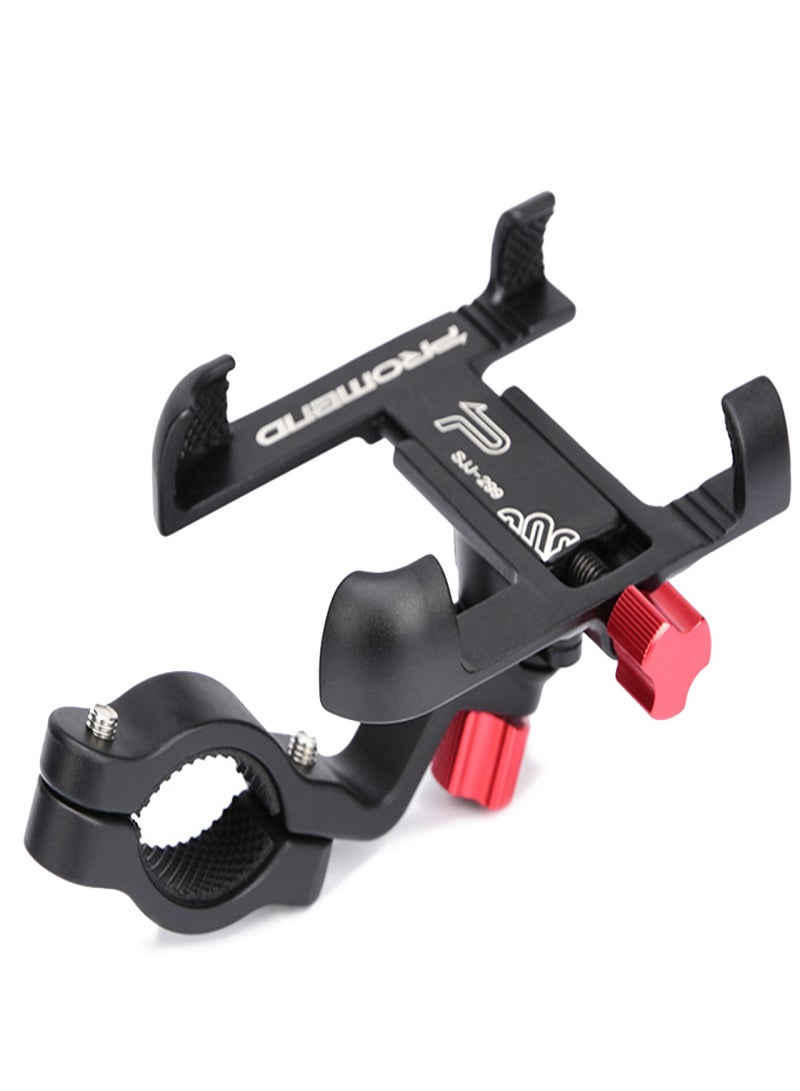 Promend Bicycle Mobile Phone Holder Aluminum-Alloy for GPS Adjustable Rotating Handlebar Bracket Universal Motorbike Electric Motorcycle Mountain - Image 1