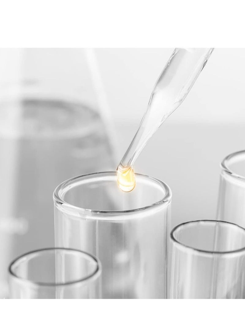 Captaintech Glass Test Tubes, 5pcs 25x150mm Borosilicate Glass Test Tubes - Superior Heat - 200℃, for Scientific Experiments, Party and Home Decorations, Candy Storage, and Plant Propagation, 60ml - Image 2