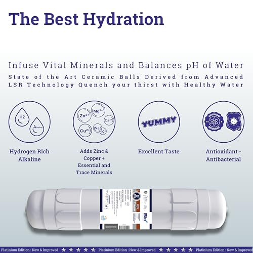 Bioplus Bio+ Zinc & Copper 9-in-1 H2AAA Water Filter | Hydrogen-Rich Antioxidant Mineralising Alkaline (11 inch) - Image 2