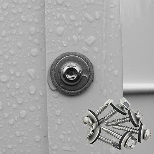 UoYu YouU #4.2/4.8/5.5/6.3/8 mm Multiple Models Stainless Steel Neoprene EPDM Bonded Sealing Gasket Washers Assortment Kit (All Models, 90 Pieces) - Image 5