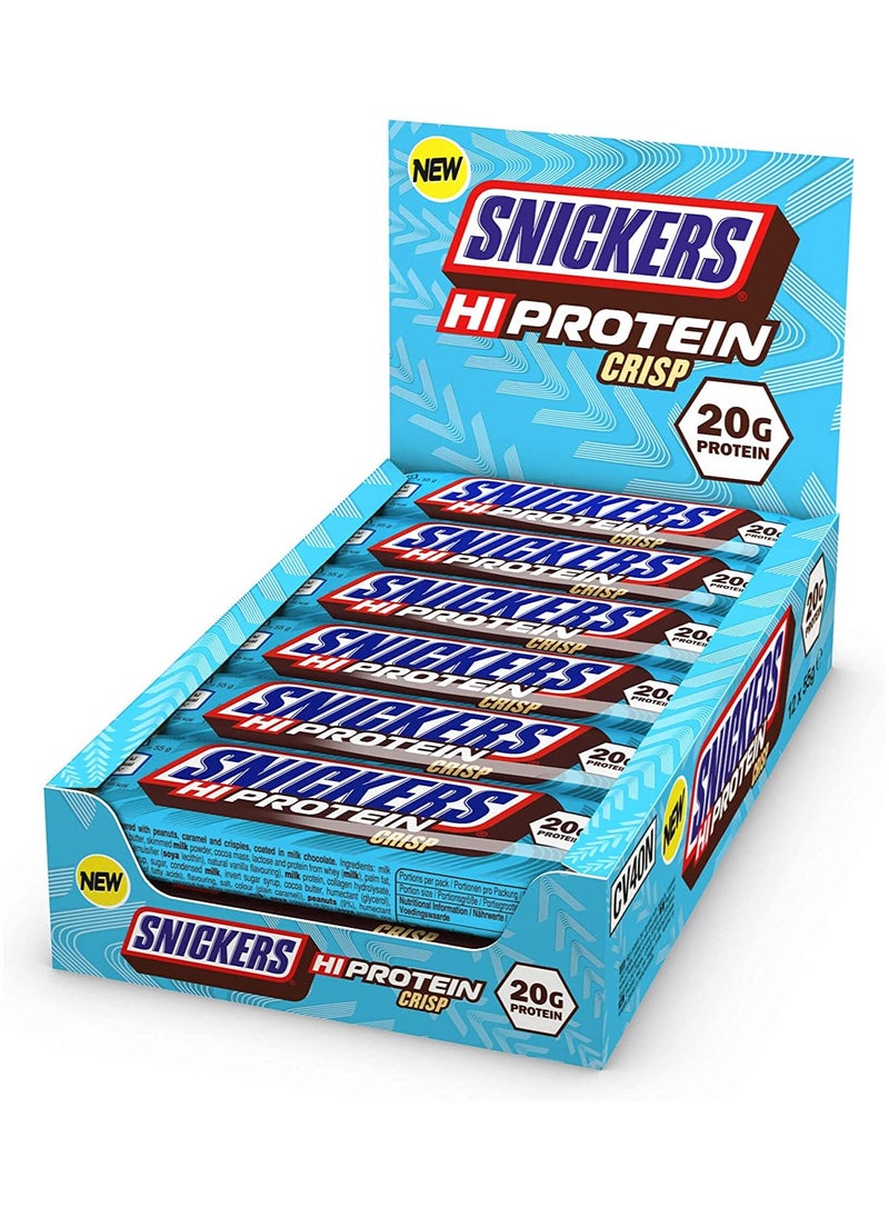 Snickers Snickers  Hi-Protein Bar Crisp 12-Pack  - Image 1