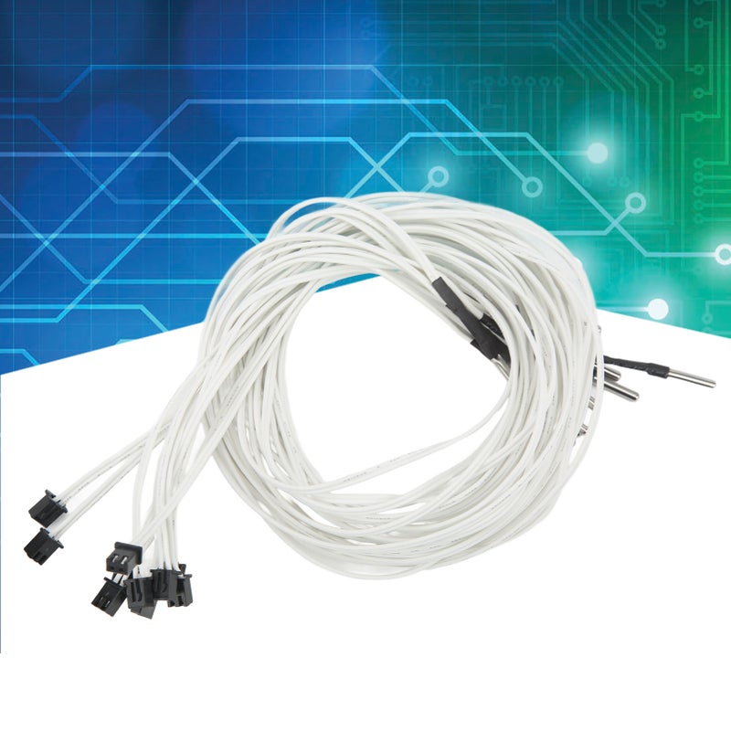 10Pcs Thermistor Sensor V2 Upgrade 3950 XH2.54 2 Pin for Ender 3 5 Pro CR6 CR10 3D Printer - Image 2