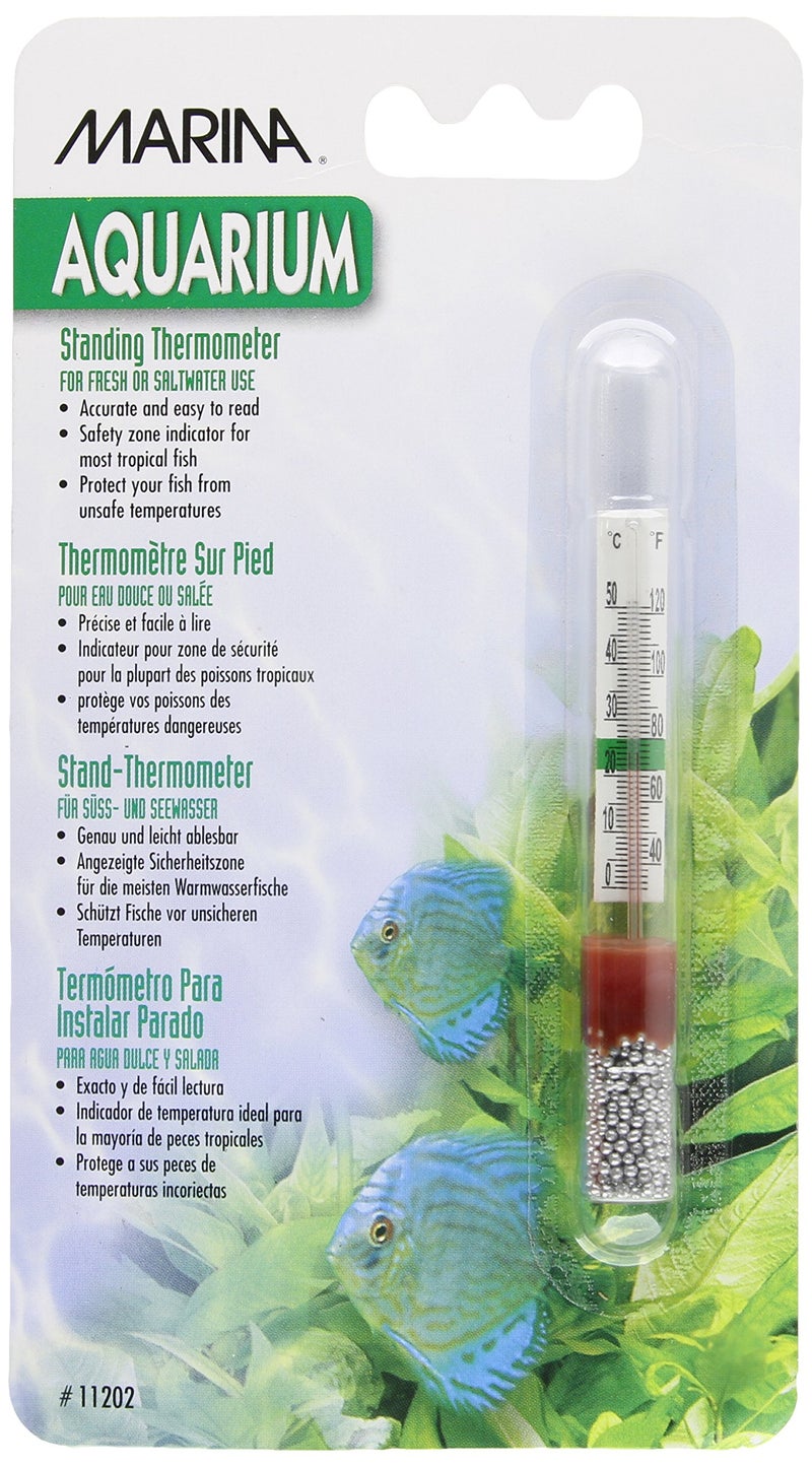 Marina Large Standing Thermometer - Provides Temperature in Fahrenheit and Celsius - Image 1