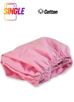 Bebek Özel Baby Special Cotton Baby and Kids Fitted Sheet Plain Pink 120 x 200 