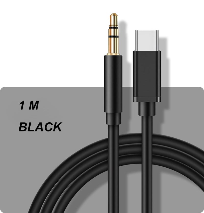 Mepsies USB C to Aux Cable 3.5ft, Aux to USB C, Type C to 3.5mm Audio Adapter Cable, Type C to Headphone Jack Cord Car Stereo Jack Cable Compatible with iPhone 17/16/15 Samsung Galaxy S25 S24 S23, and More - Image 3