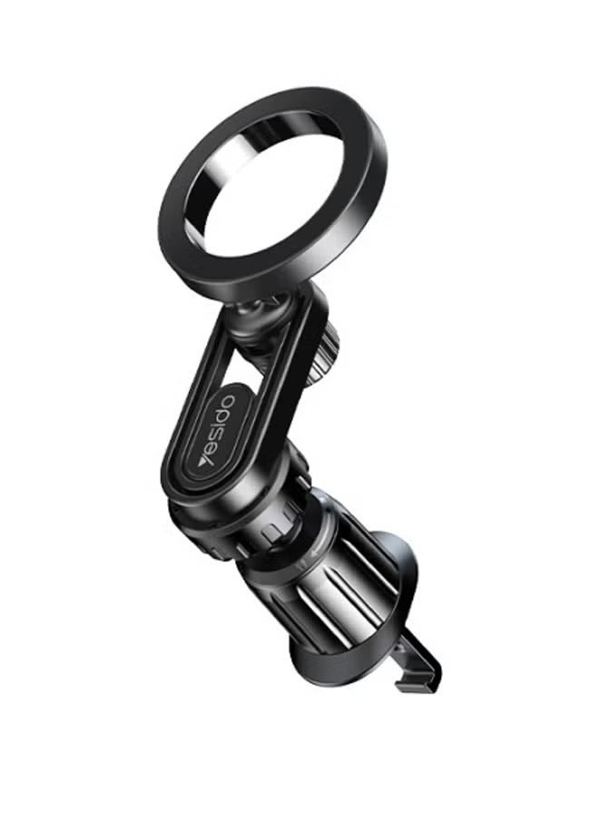 Yesido Strong Magnetic Car Air Vent Phone Holder – Secure, Durable, and Adjustable Mount for Smartphones – Universal Compatibility for iPhone, Android, and More – Easy Installation and 360° Rotation - Image 2