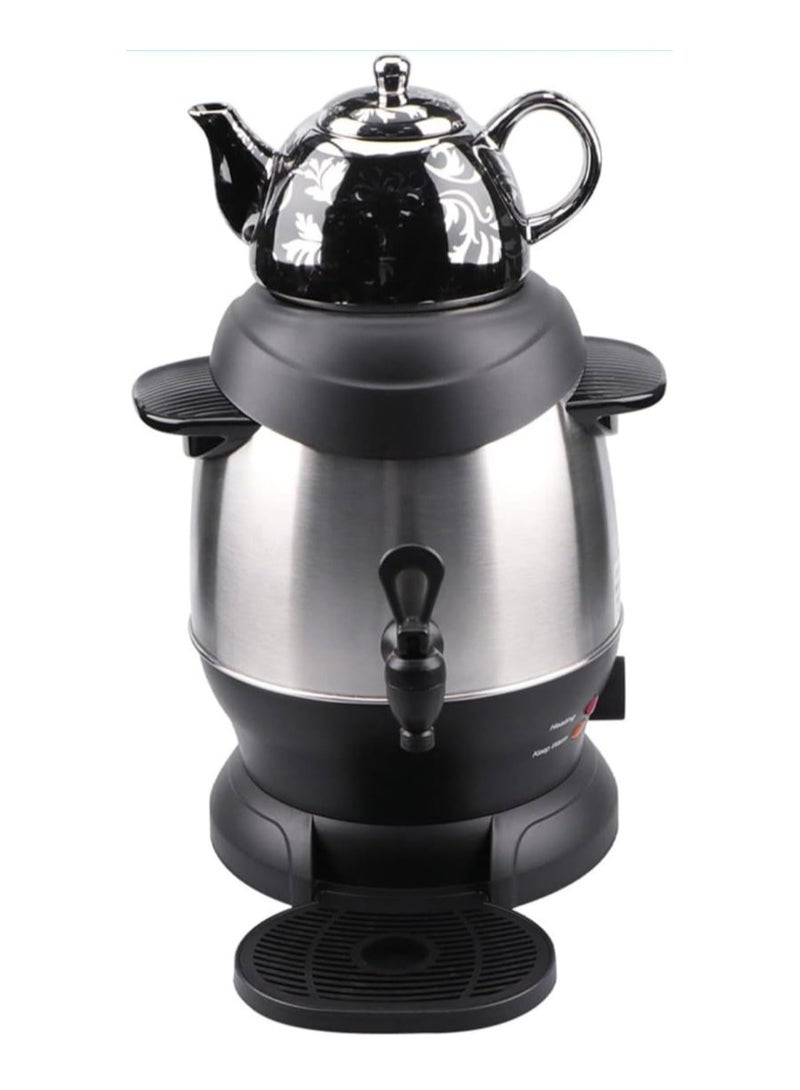 Electric Samovar Tea Maker 6L with Ceramic Electric Kettle with Thermostat Water Kettle Perfect for Traditional Tea Brewing, Hot Water, and Beverage Preparation - Image 2