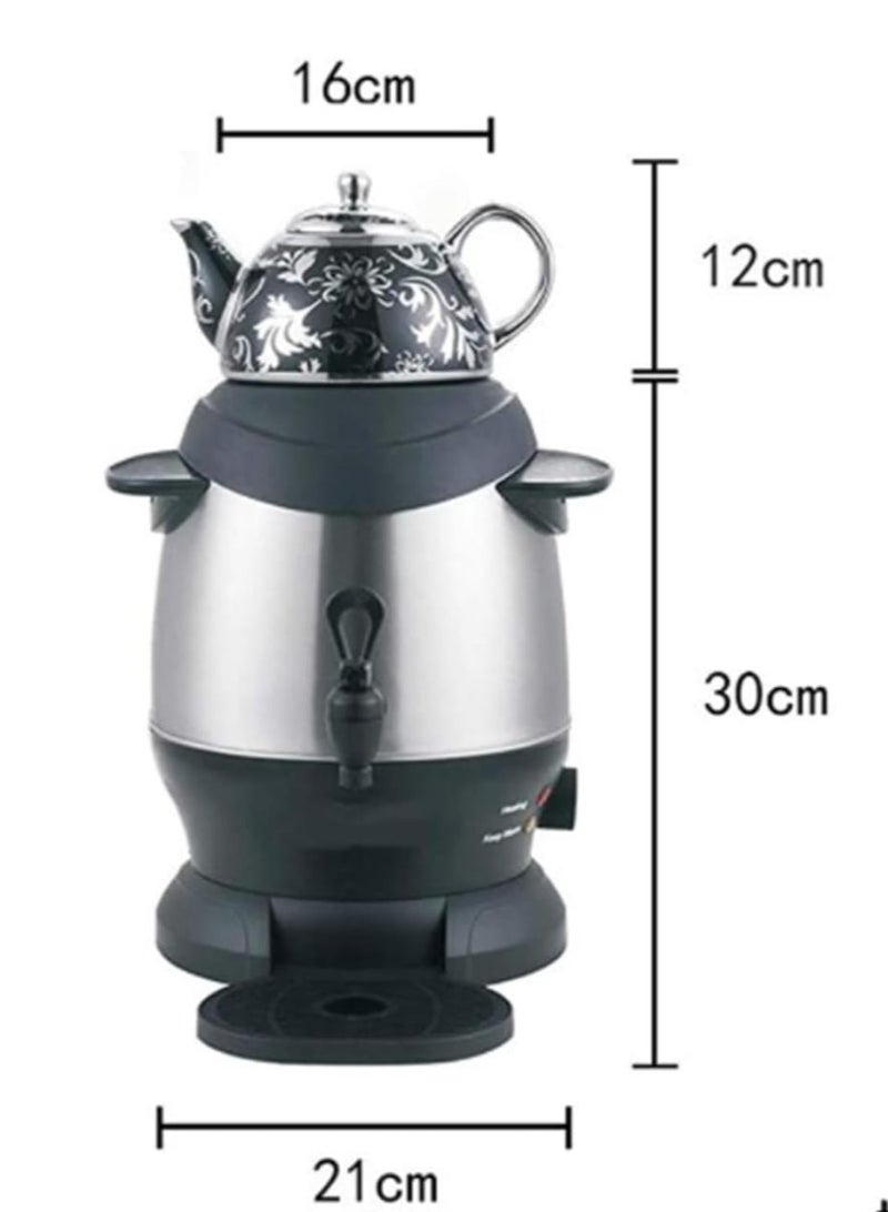 Electric Samovar Tea Maker 6L with Ceramic Electric Kettle with Thermostat Water Kettle Perfect for Traditional Tea Brewing, Hot Water, and Beverage Preparation - Image 3