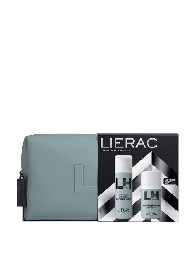 Lierac Homme Global Anti-Aging Fluid +48-Hour Deodorant - Image 1
