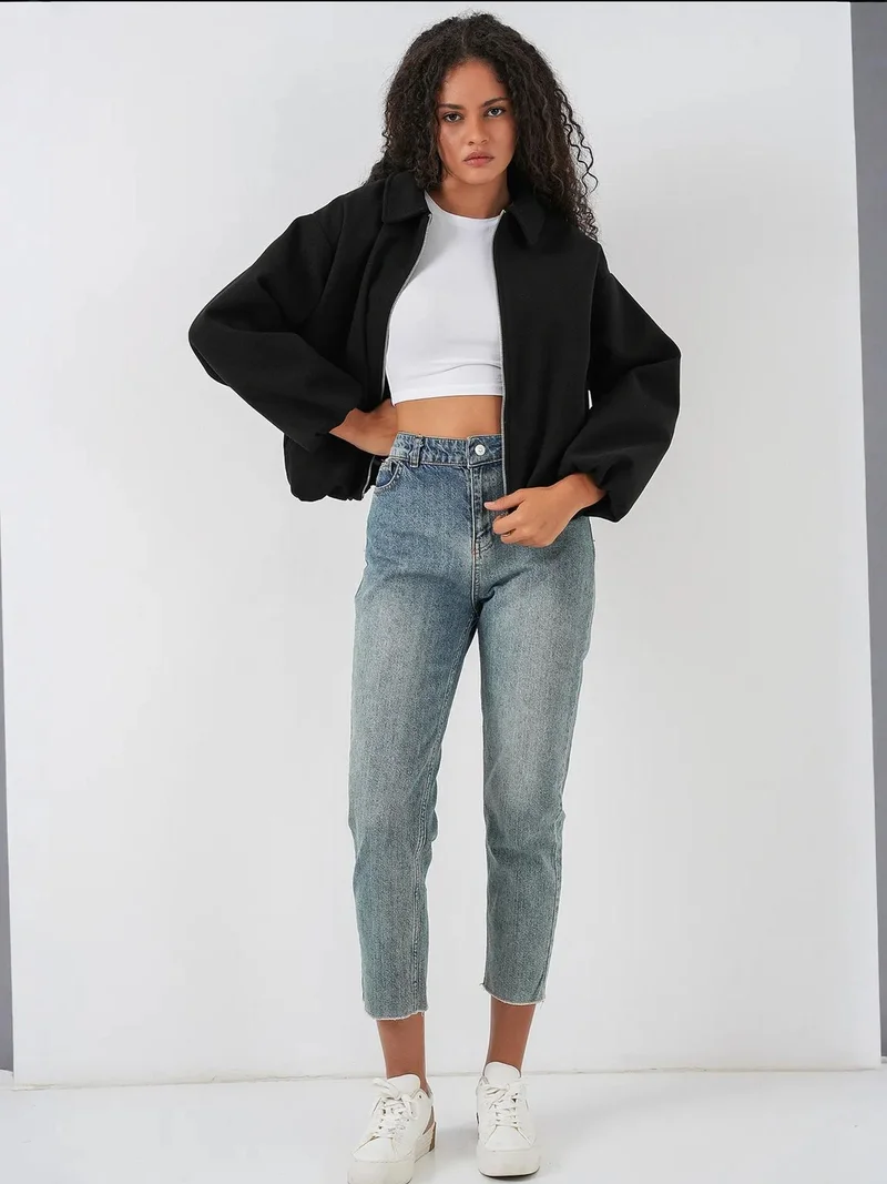 BIG DART BDART Zippered Bomber Jacket with Pockets