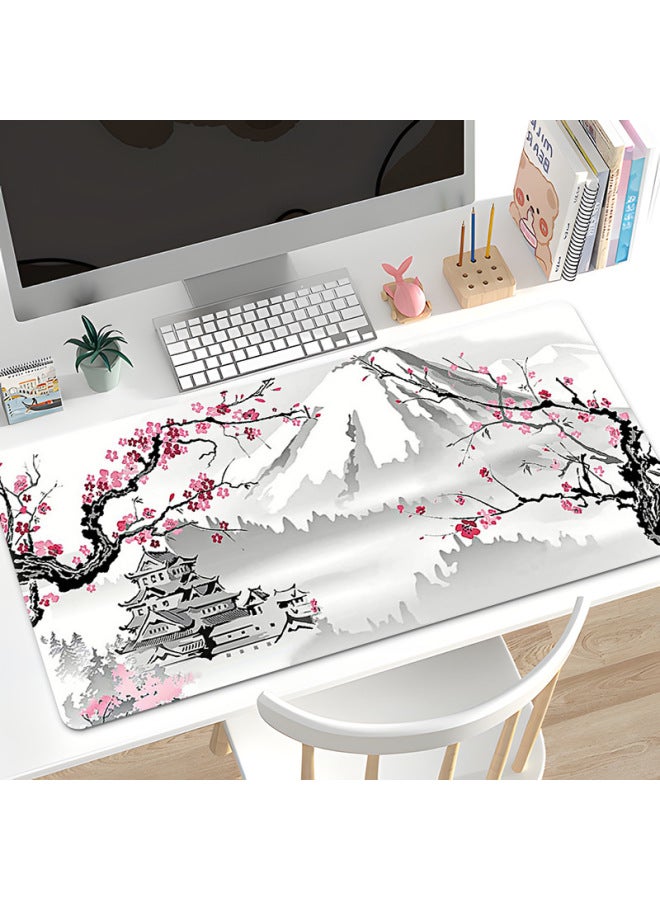 Explosions Creative Texture Lines Abstract Painting Large Flat Rubber Mouse Pad Non-slip Heat Map Wholesale-Color:600*300*2mm-Pattern:MY068 - Image 1