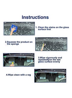 Glass Hard Spot Remover Car Glass Stripper Water Spot Remover Kit Removes Coating Wax Oil Film Cleaner With Sponge Stain Remover For Car Glass And Home Bathroom Glass - pzsku/Z2AFFC6D31A3F4D4E6BA2Z/45/_/1713258889/6adeafb0-f71b-4ffe-8a65-ef17e1d41589