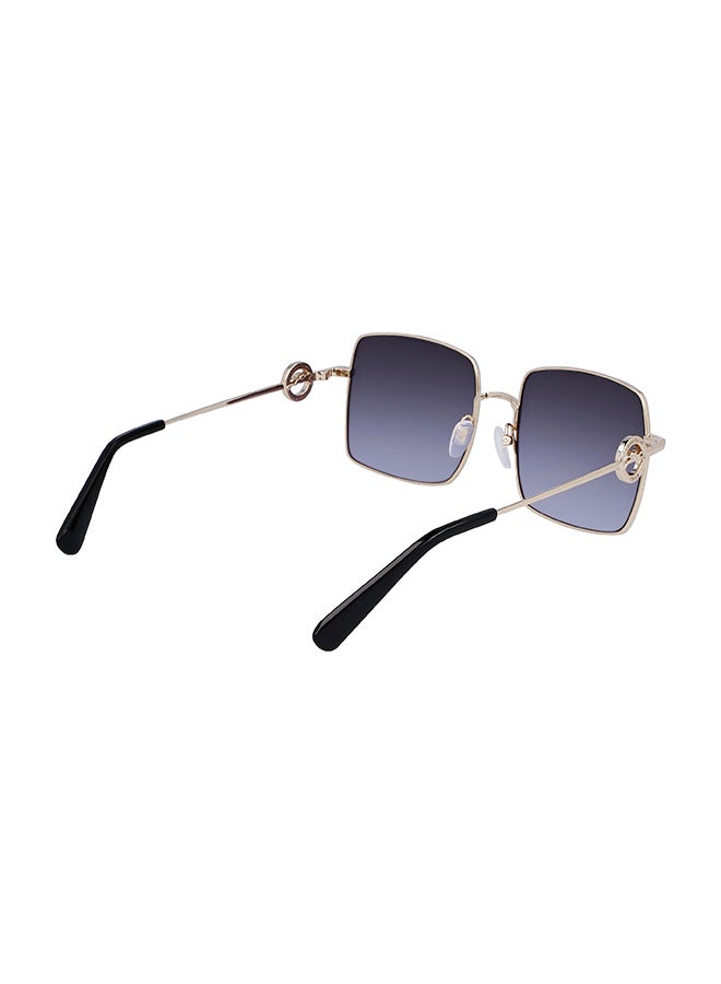 Longchamp نظارة شمسية مربعة للحماية من الأشعة فوق البنفسجية للنساء - LO162S-753-5518 - مقاس العدسة: 55 ملم  - Image 5