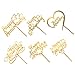 EWUHRY 6pcs Happy Anniversary Cake Topper Gold Sliver Wedding Anniversary Acrylic Cake Toppers Happy Anniversary Party Decorating supplies - Image 2