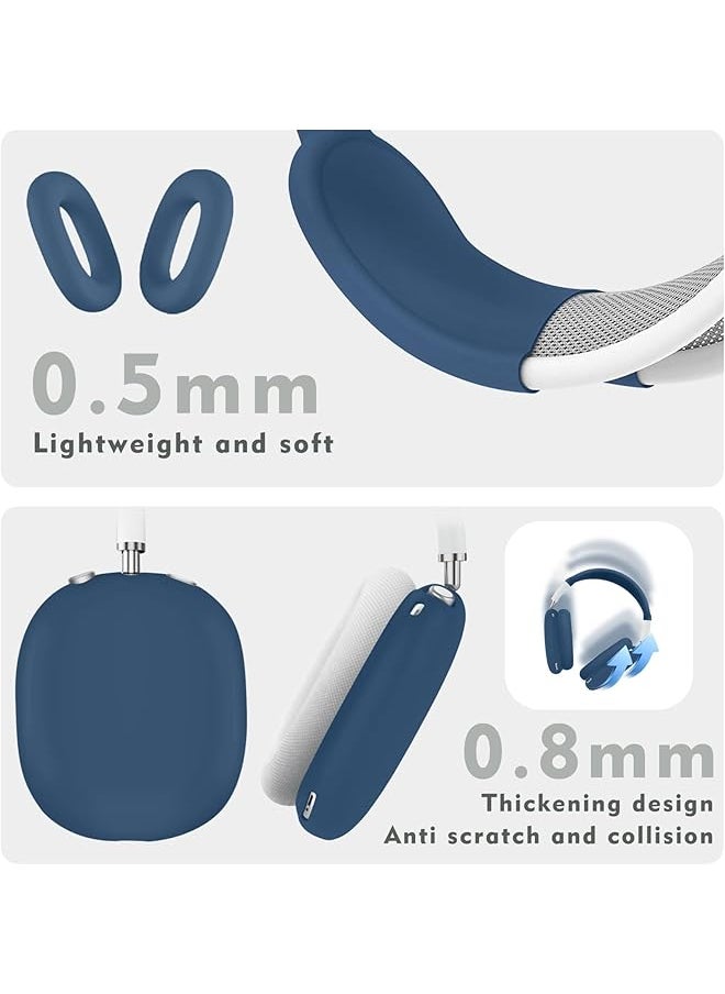erorex - Silicone Case Cover For Airpods Max Headphones Anti Scratch Ear Pad Case Cover Ear Cups Cover Headband Cover For Airpods Max Accessories Soft Silicone Skin Protector For Airpods Max - Image 1