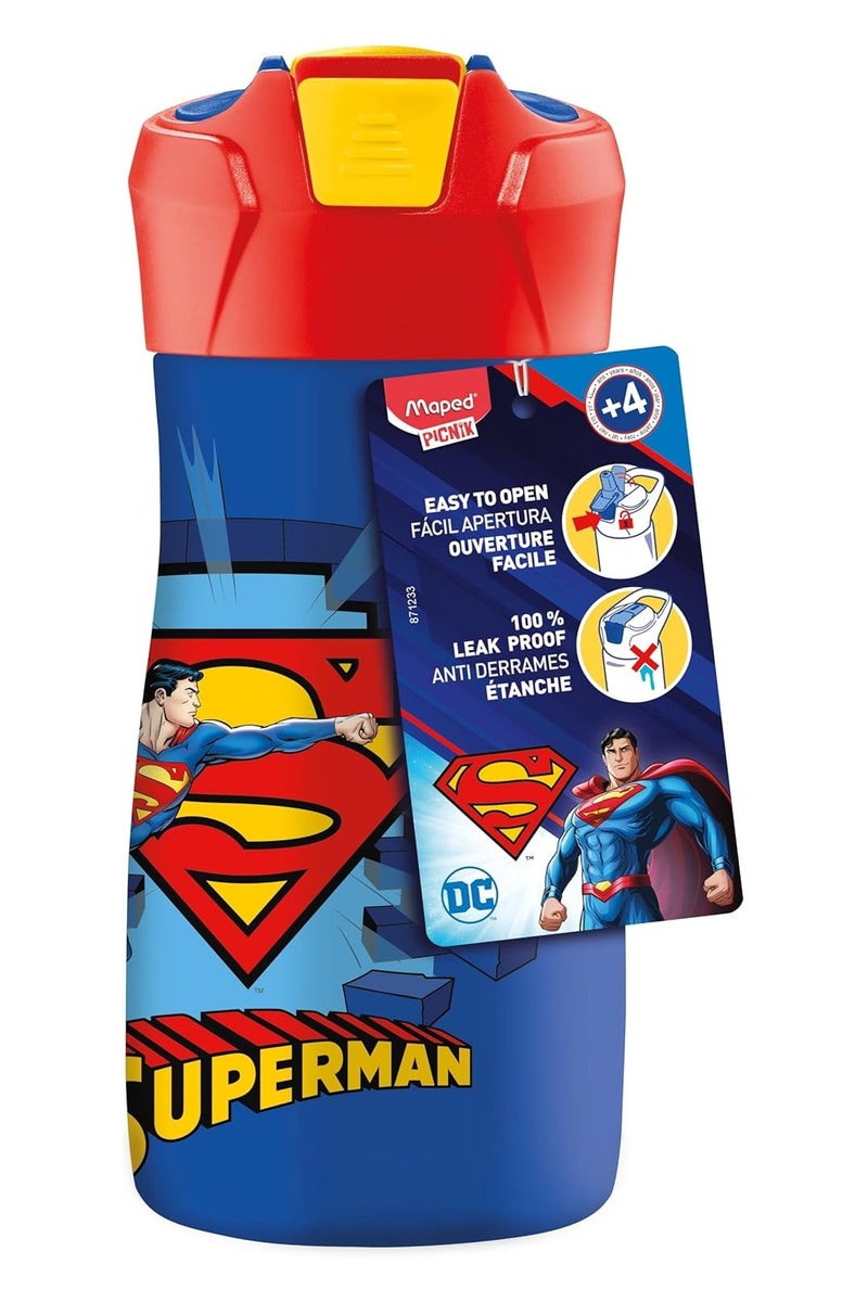 مابد زجاجة مياه مابد سوبرمان من الفولاذ المقاوم للصدأ 430 مل - Image 1