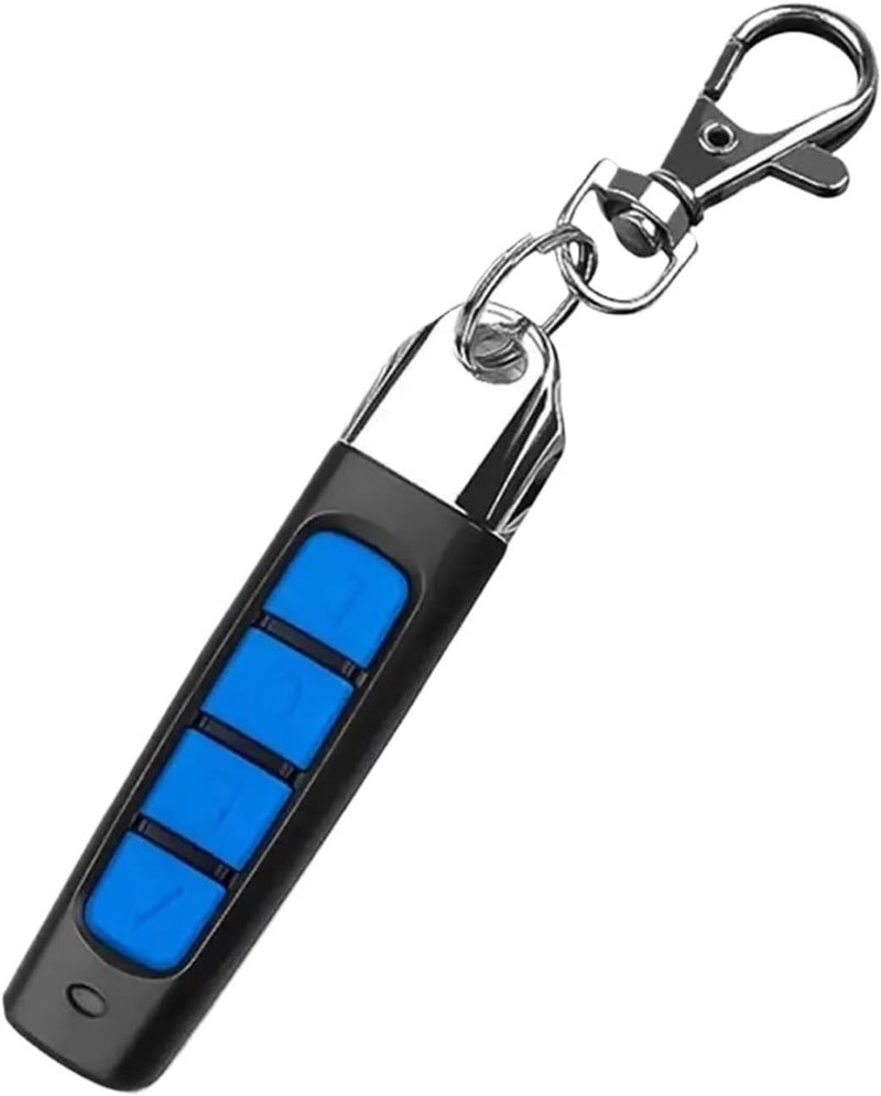 Garage Door Remote, 433MHz Door Remote Control Universal 4 Keys Copy Garage Cloning Electric Gate Controller Duplicator Key(Blue) - Image 1