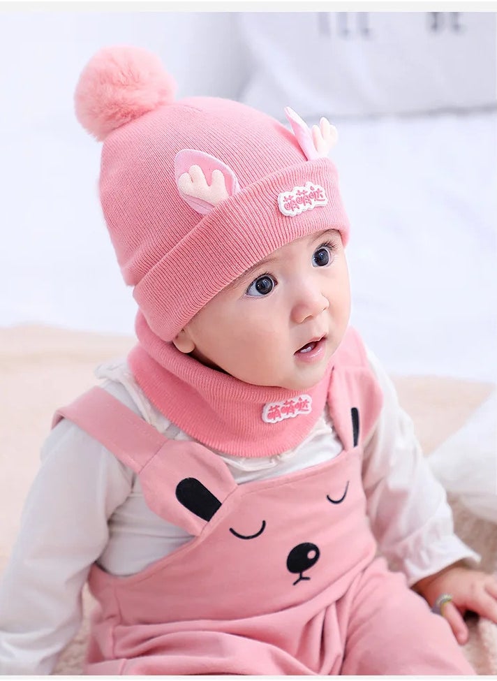 Generic - Stylish Unisex Children's Winter Hat with Neck Gaiter Made of Soft and Warm Acrylic Fabric - Image 1
