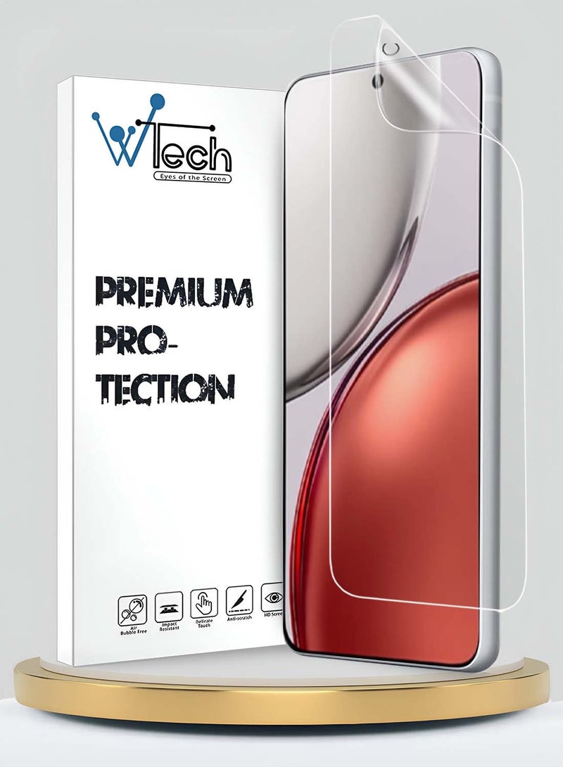 Wtech Honor X9d 5G 2025 Premium Hydrogel Film Thin and Flexible Screen Protector (MSHFMN) - Clear - Image 1