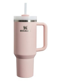 Quencher H2.0 FlowState 30oz Stainless Steel Tumbler with Lid and Straw - Vacuum Insulated for Water, Iced Tea, Coffee, Smoothies, and More, Bloom Color