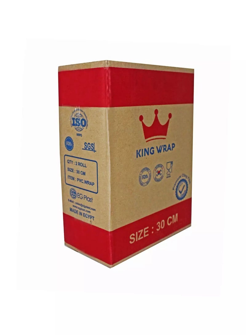 كينج راب كرتونة استرتش من كينج راب مقاس 30سم * 2 لفة - Image 3