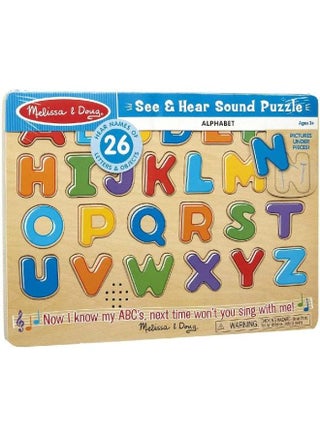 Melissa and Doug Alphabet Sound Puzzle - 26 Pieces - pzsku/Z2B0034C095DACC20019EZ/45/_/1696333028/ece9c1bf-27b9-4591-9277-9260c81416d4