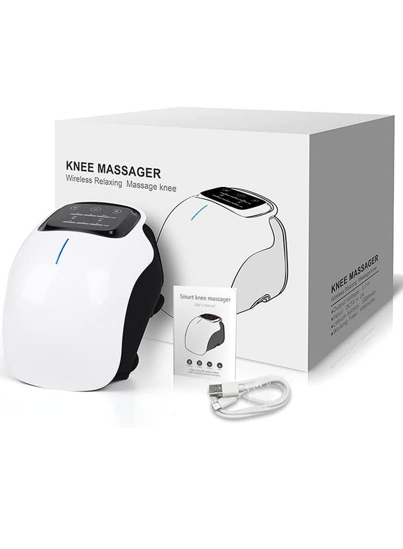Generic Knee Massager with Heat and Kneading for Pain Relief Infrared Heated Vibration Physiotherapy for Arthritis Massager Cramps and Joint Warmer Rechargeable LED Display - Image 5