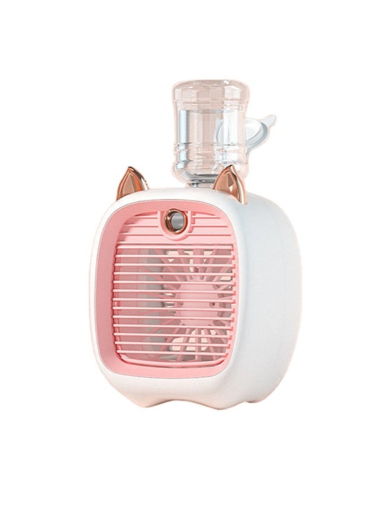 مروحة تكييف هواء صغيرة محمولة بمنفذ USB، مروحة سطح مكتب صغيرة، ترطيب، تبريد، مكتب، منزل، تبريد، هواء صغير مبرد بالماء - Image 1