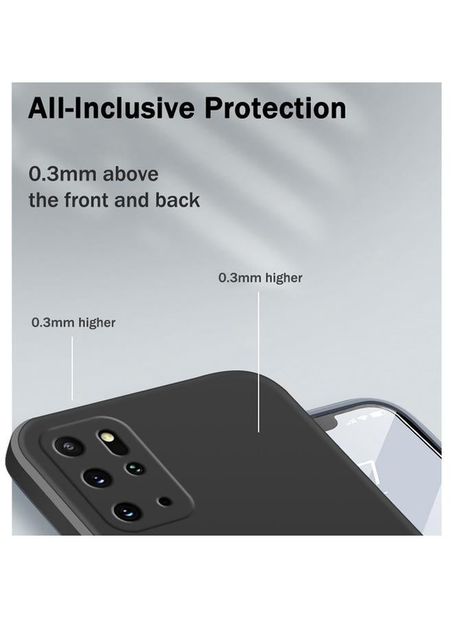 S-TOP Case For Samsung Galaxy S20+ Solid Color Imitation Liquid Silicone Straight Edge Dropproof Full Coverage Protective Case - Image 4