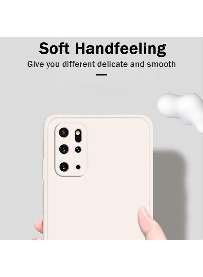 S-TOP Case For Samsung Galaxy S20+ Solid Color Imitation Liquid Silicone Straight Edge Dropproof Full Coverage Protective Case - Image 3