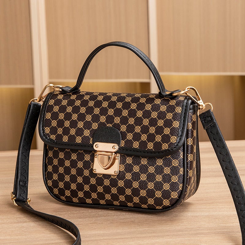 Trendy Women'S Bags Fashion Textured Versatile Crossbody Bag Fashion Retro Quilted Small Square Bag For Women - Image 1