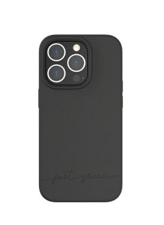 BIGBEN Just Green iPhone 14 Pro case Natura Black - Eco-designed  - Image 2